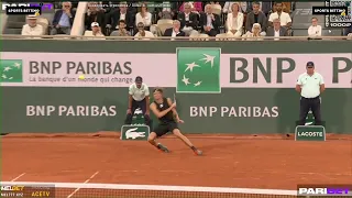 Zverev #injury 2022 #Slowmotion