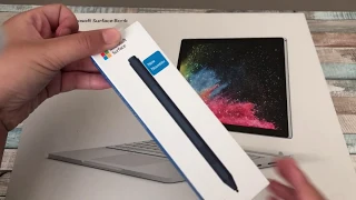 Microsoft Surface Book 2 + Pen UNBOXING and Start up