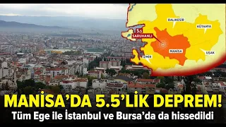 5.5 Büyüklüğündeki Manisa Depremi Ne Anlama Geliyor? Deprem Uzmanından Uyarı