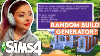 A Random Build Generator Decides My House in The Sims 4 ?? Sims 4 Build Challenge