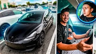 DEIXEI MEUS AMIGOS DIRIGIR O TESLA MODEL 3 ‹ EduKof ›