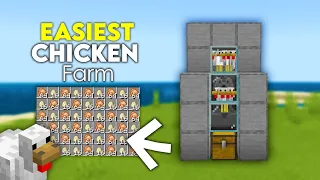 SIMPLE 1.19 AFK CHICKEN FARM TUTORIAL in Minecraft Bedrock (MCPE/Xbox/PS4/Switch/Windows10)