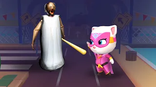 КТО КРУЧЕ? ГОВОРЯЩАЯ АНДЖЕЛА - TALKING ANGELA HERO VS БАБКА GRANNY! ЛУЧШИЕ ИГРЫ БЕЗ ИНТЕРНЕТА #393