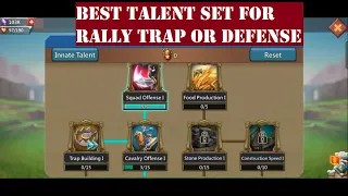 BEST TP SET FOR RALLY TRAPPING WITH DEMO: RALLY TRAP LORDS MOBILE