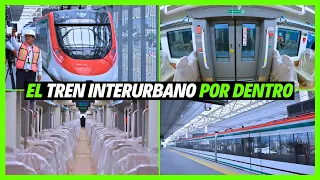 Así Luce Por Dentro el Tren Interurbano México-Toluca🚄 ¡Es el Tren Más Moderno de México!