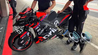 WARM UP APRILIA MOTOGP | SOUND ON