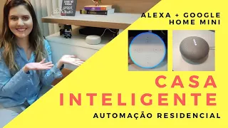 CASA INTELIGENTE - APARTAMENTO AUTOMATIZADO COM AMAZON  ALEXA E GOOGLE HOME MINI- APARTAMENTO MRV