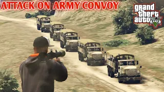 GTA 5 | Attack on Army Convoy | Army Protocol | Game Loverz