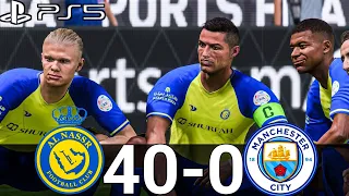 FIFA 23 - MESSI, RONALDO, MBAPPE, NEYMAR, ALL STARS | ALNASSR 40-0 MAN CITY