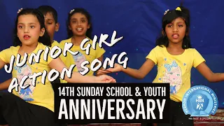 Junior Girls Action Song | 14th Sunday School & Youth Anniversary | HIM | 2018