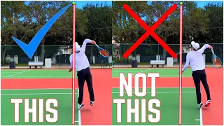 Fix Your Toss Location on Flat, Slice & Kick Serve