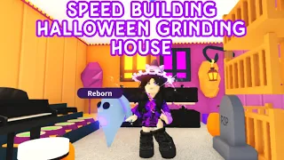 Speed Building a *Halloween* Grinding house!🎃👻 | Getting ready for the new update!