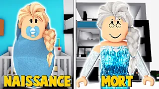 NAISSANCE JUSQU'À LA MORT D'ELSA LA REINE DES NEIGES SUR BROOKHAVEN RP ROBLOX