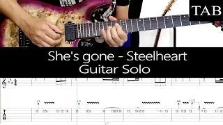 SHES’S GONE - Steelheart: SOLO guitar cover + TAB