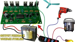 how to make simple inverter 3000W , square wave ,mosfet,pcbway