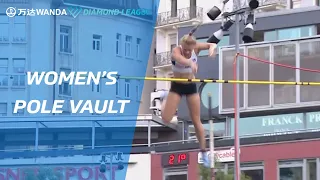 Michaela Meijer goes over 4.64m in Lausanne - Wanda Diamond League