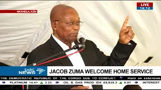 Jacob Zuma's Welcome Home prayer service