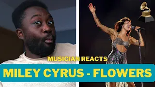 Musician Reacts to Miley Cyrus - Flowers | Jamaal X Music