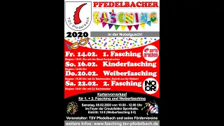 Pfedelbacher Fasching 2020