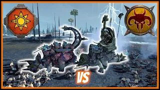 DINO DEMOLITION! | Lizardmen vs Beastmen Multiplayer Battle - Total War: Warhammer 2