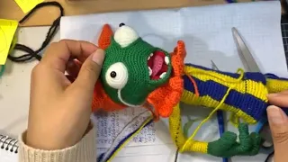 Zombie tejido a crochet- parte 2