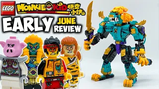 The Mighty Azure Lion EARLY June Review! LEGO Monkie Kid Set 80048