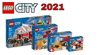 LEGO City Fire 60279 60280 6028160282 COMPILATION / COLLECTION SPEED BUILD