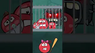 ZOO - Red Ball 4 #shorts #animation  Красный шарик попал в зоопарк с семьей