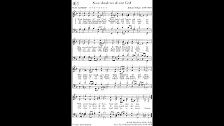 Now thank we all our God - The book of praise 103 [organ + vocal]