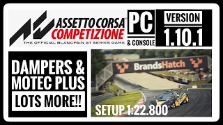 Assetto Corsa Competizione Dampers and More!!!