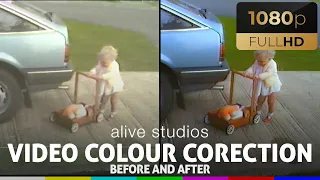 AI Video Restoration and Colour Correction - various video tape formats (remastered in 2022)