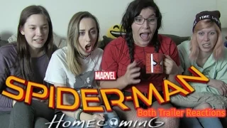 Spider-man: Homecoming (Both Trailer Reactions)