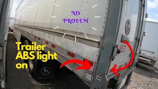 Trailer abs light stays on , how to fix abs , abs brake system and abs wheel speed sensor working