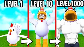 Can We Get 999,999 CHICKENS In This Funny ROBLOX GAME!? (CHICKEN SIMULATOR)