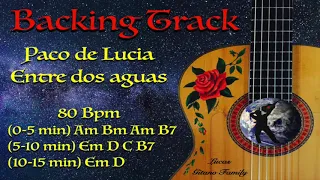 Backing Track - Entre Dos Aguas - Paco de Lucia - 80 Bpm