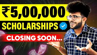 Scholarships for Students | Benefits upto 500000 🤑🔥| Free to Apply | Application Closing Soon !