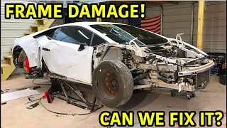 Rebuilding A Wrecked Lamborghini Huracan Part 2