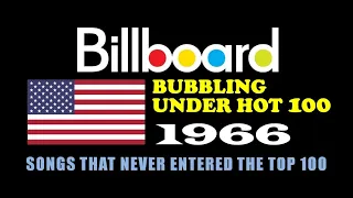 1966 - Billboard Bubbling Under Top 100 Songs - 20 songs in stereo & stereo mixes where available