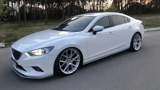 Mazda 6 gj замена галогеновых линз на biled Kamiso T9