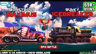 OFF THE ROAD MAXIMUS VS ICEBREAKER BATTLE | INFINITE OPENWORLD DRIVING OTR ANDROID GAMEPLAY HD 2022