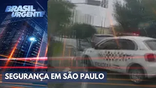 Datena conversa com forças de segurança de SP