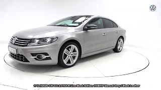 CMG VW SLIGO: 171LH2526 CW CC 2.0TDI R-Line Black Edition 150BHP Manual Grey / Black Leather