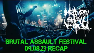 Heaven Shall Burn - Brutal Assault Festival 09.08.23 Jaromer, CZ live - RECAP