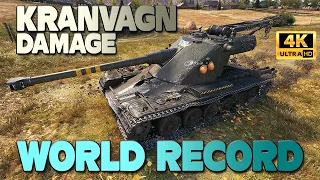 Kranvagn damage world record - World of Tanks