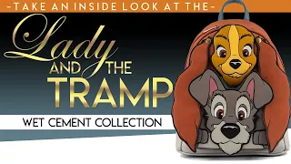 Inside Look - Loungefly Disney's Lady and The Tramp - Wet Cement Collection