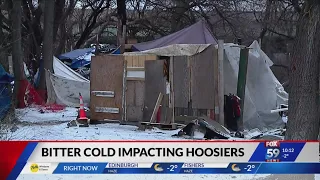 Renters inside and homeless outside shiver in subzero temperatures