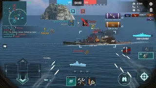 WOWS Blitz | Yamato says lol to the Austin Spam