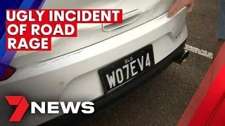 Ugly road rage incident in Brisbane's south | 7NEWS