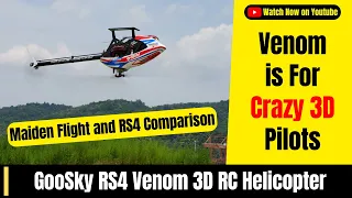 GooSky RS4 Venom 3D Flight Performance Testing and RS4 Comparison