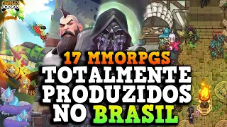 17 MMORPGS PRODUZIDOS TOTALMENTE NO BRASIL! GRATUITOS PRA JOGAR E EM PT-BR 🇧🇷